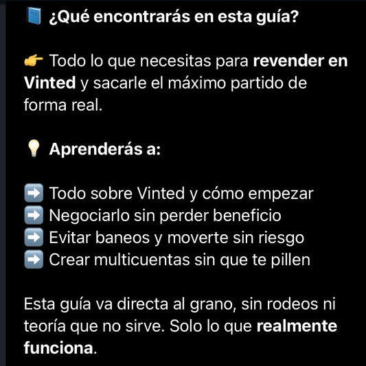 Guía de 0 a 10K Reventa Vinted