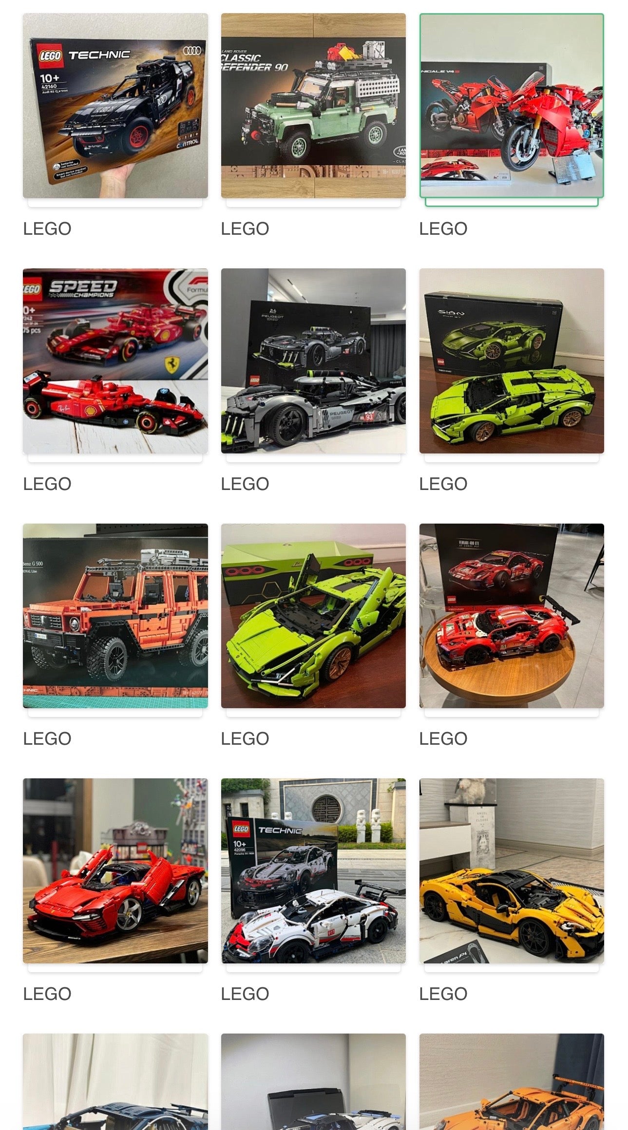 Prov LEGOS