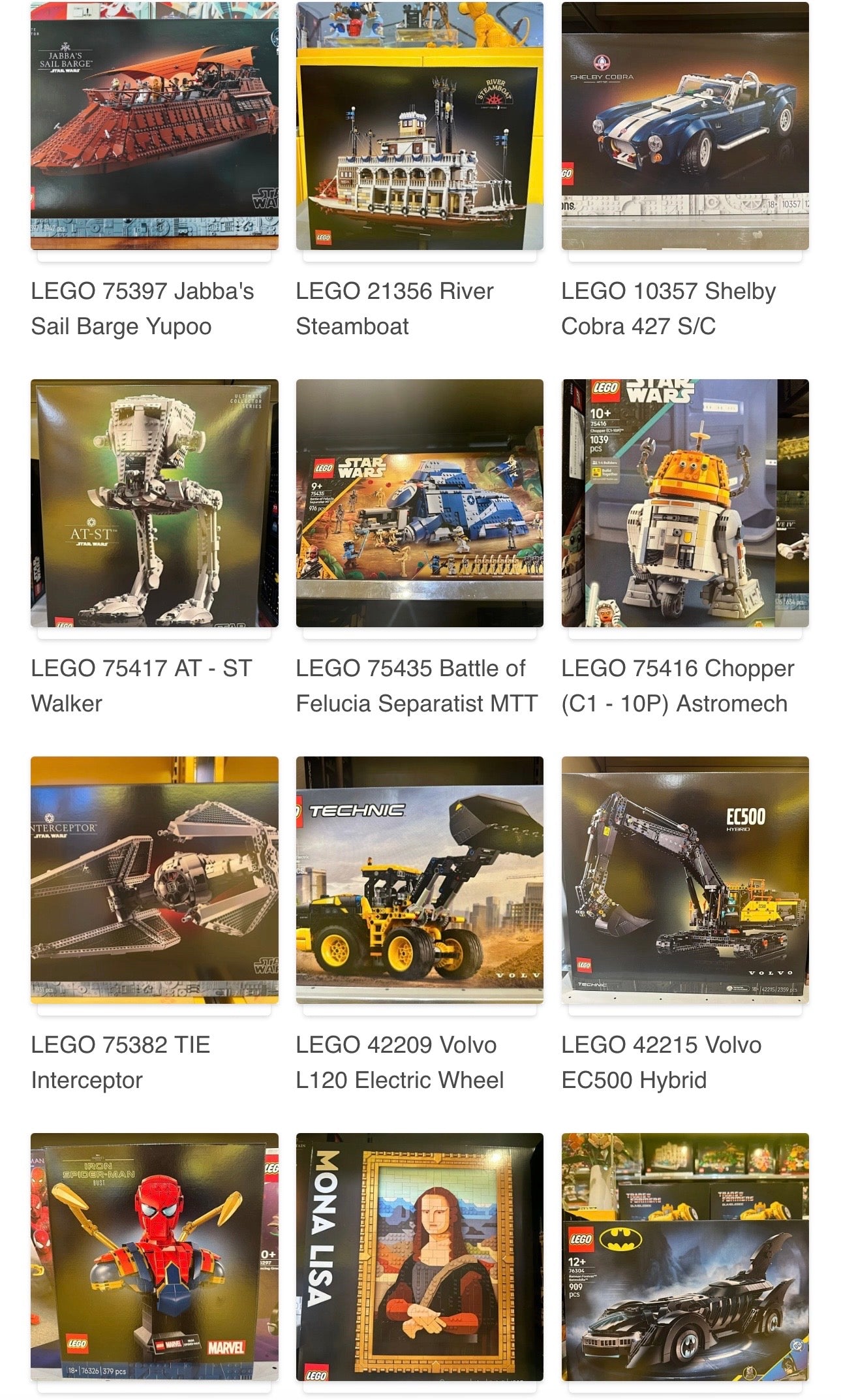 Prov LEGOS