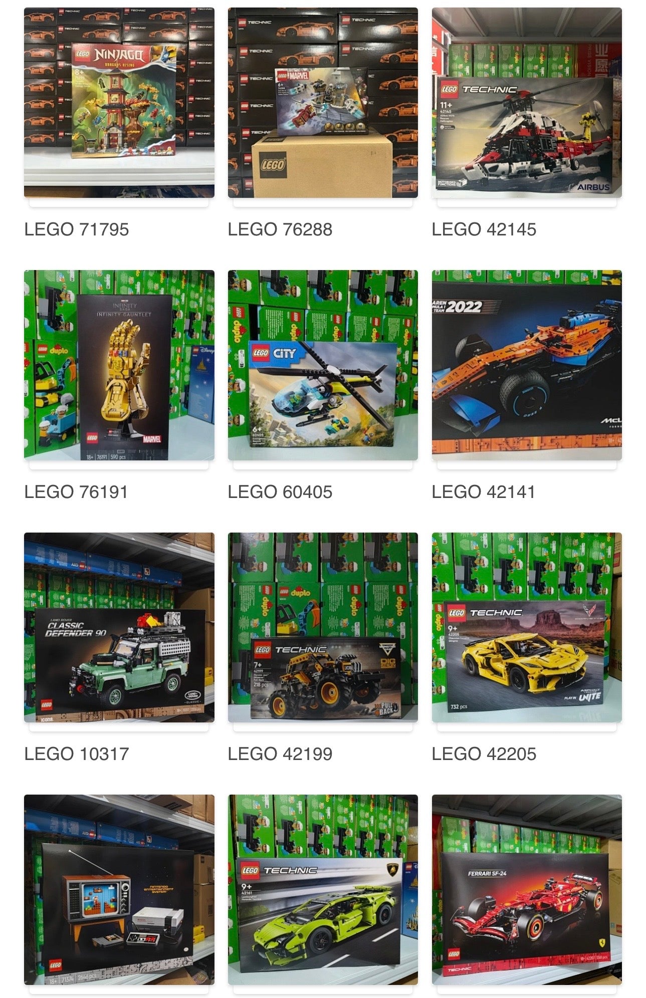 Prov LEGOS
