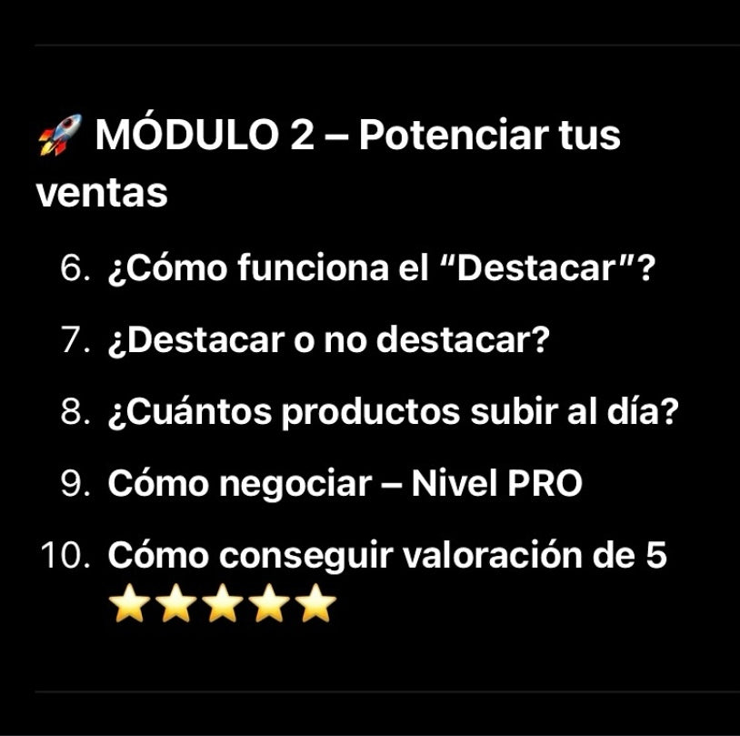 Curso Reventa Vinted